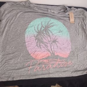 American Eagle Sexy and Soft T Grey